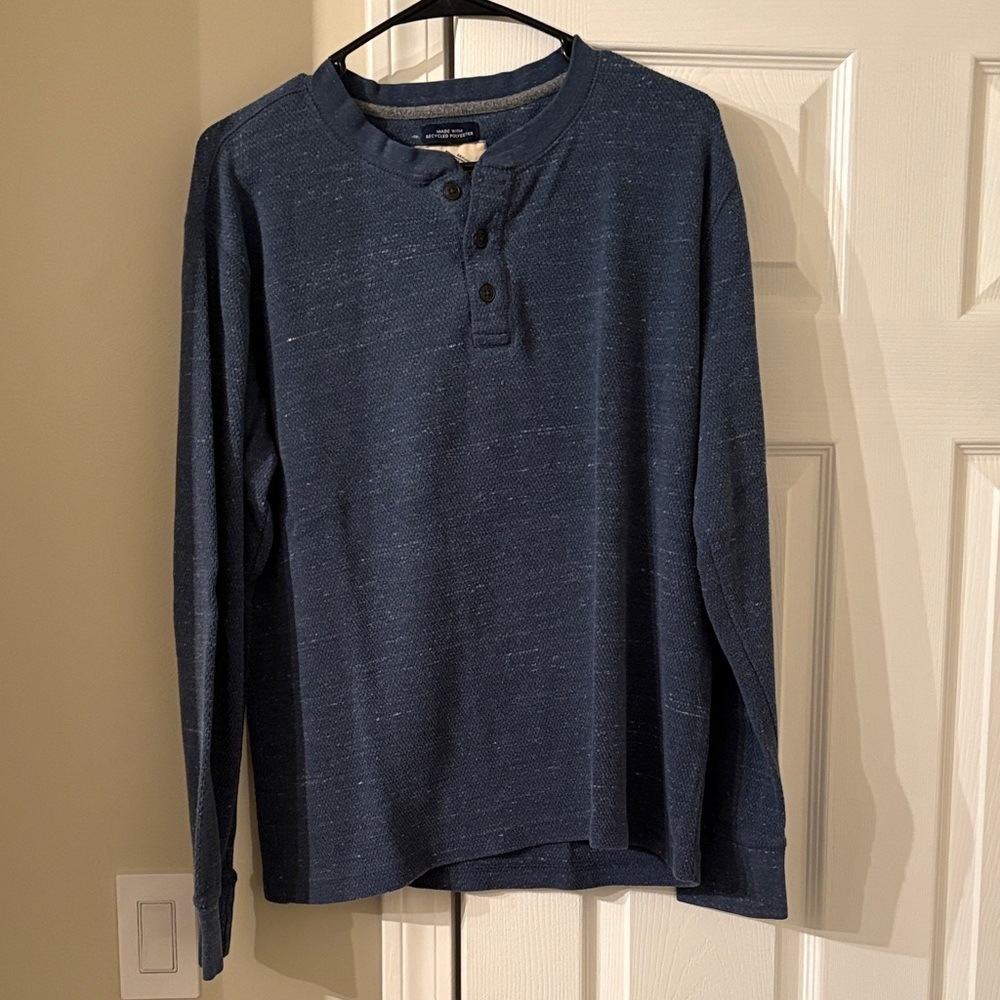St. John's Bay Blue Long Sleeve Tee